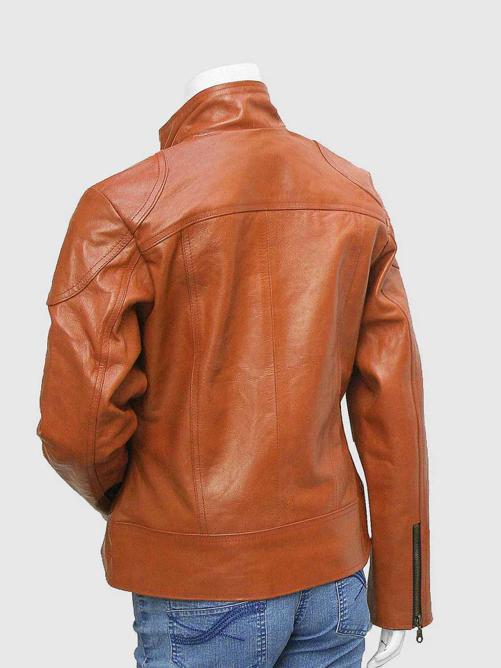 Vintage Tan Leather Jacket The Leather Fit