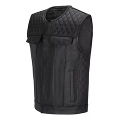 Vintage Leather Vest for Men – Classic Western & Biker Hybrid Look The Leather Fit