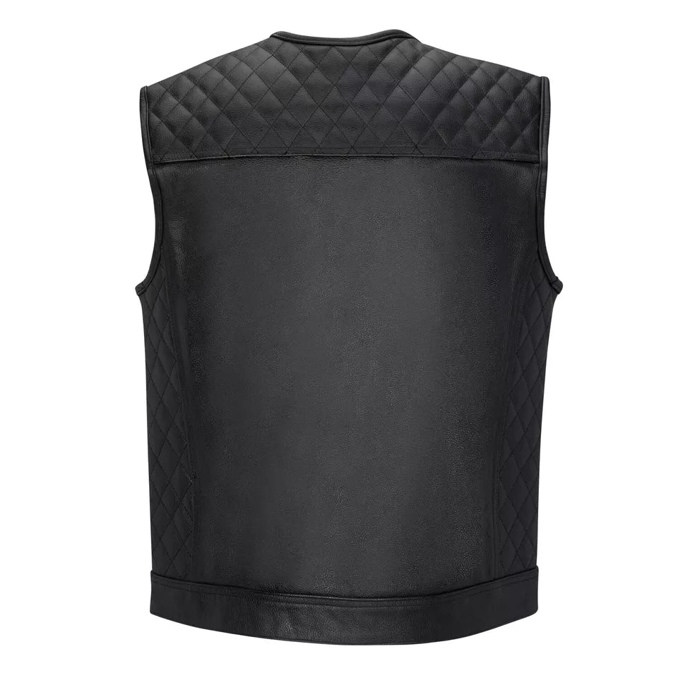Vintage Leather Vest for Men – Classic Western & Biker Hybrid Look The Leather Fit