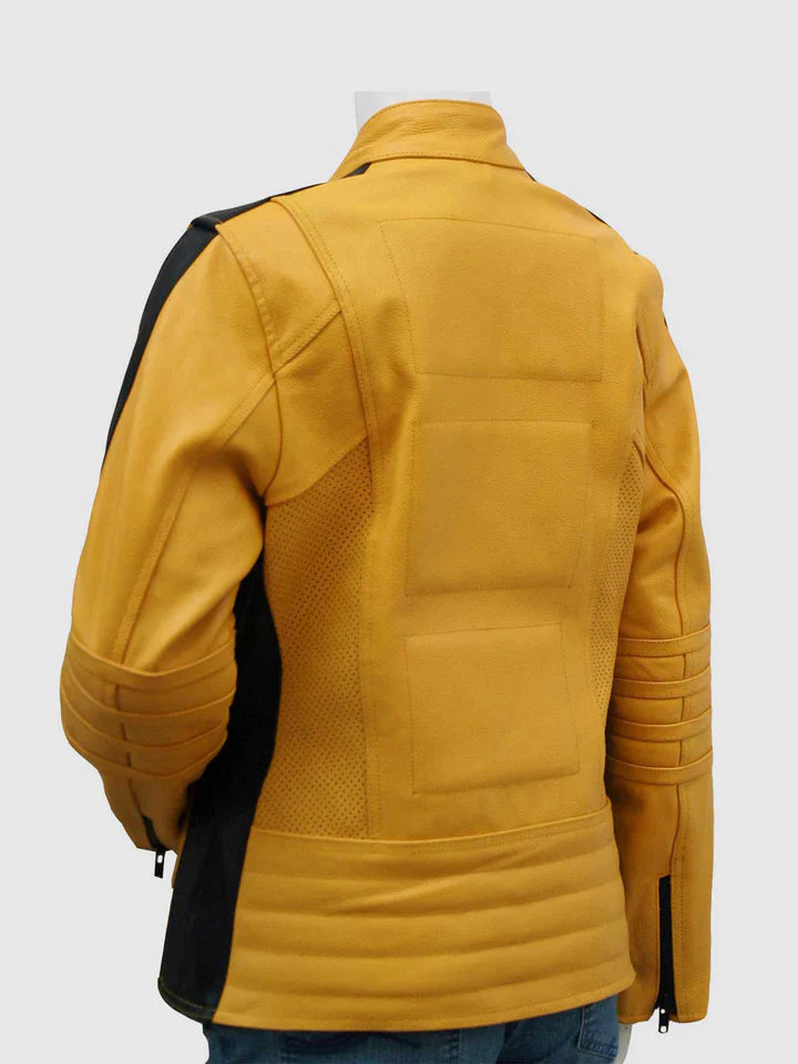 Yellow Motorcycle Jacket The Leather Fit