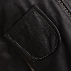 Black Quilted Leather Vest for Men The Leather Fit
