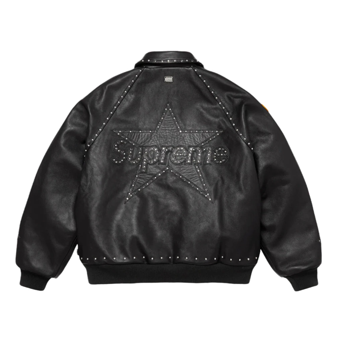 Supreme®/Vanson Leathers® Studded Leather Jacket (Black) - The Leather Fit