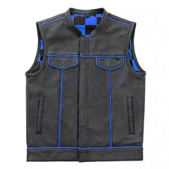The Leather Fits Men’s Café Racer Vest – Minimalist Urban Rider Edition The Leather Fit