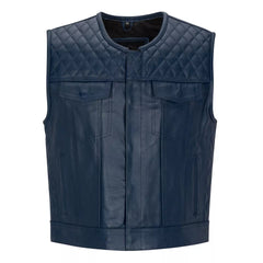 Premium Sheepskin Leather Vest – Lightweight Comfort, Biker Edge The Leather Fit