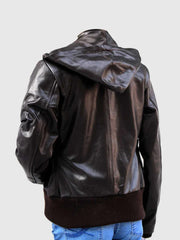 Leather Jacket With Hoodie The Leather Fit