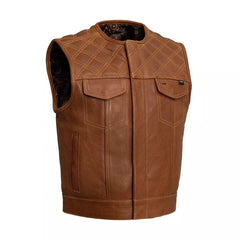 Genuine Leather Fashion Vest – Elegant Everyday Layer by The Leather Fits The Leather Fit