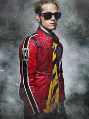 Red Leather Quilted Jacket The Leather Fit