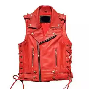 Real Leather Motorcycle Vest – Men’s Rider Edition The Leather Fit