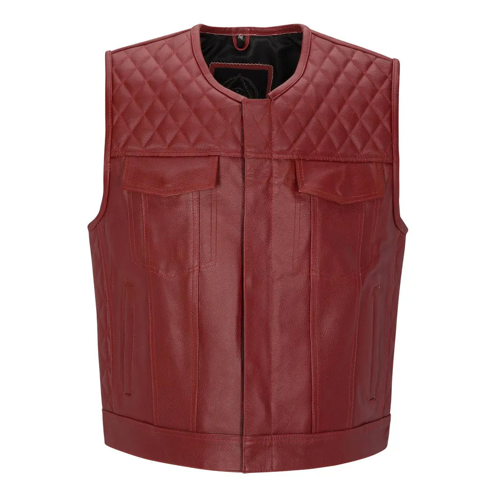 Custom Fit Leather Biker Vest | The Leather Fits The Leather Fit