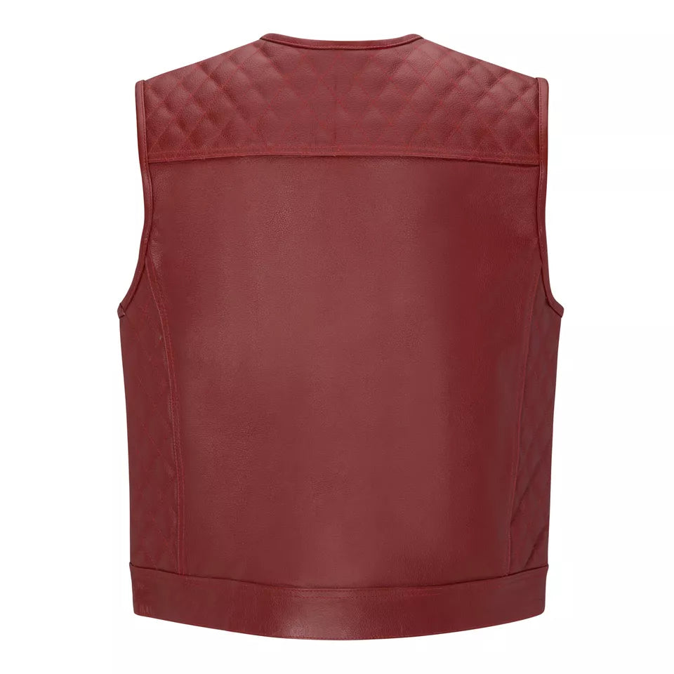 Custom Fit Leather Biker Vest | The Leather Fits The Leather Fit