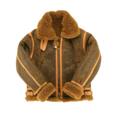 B3 Aviator Shearling Bomber Jacket The Leather Fit
