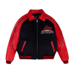 CLASSIC MENS LEATHER VARSITY JACKET The Leather Fit