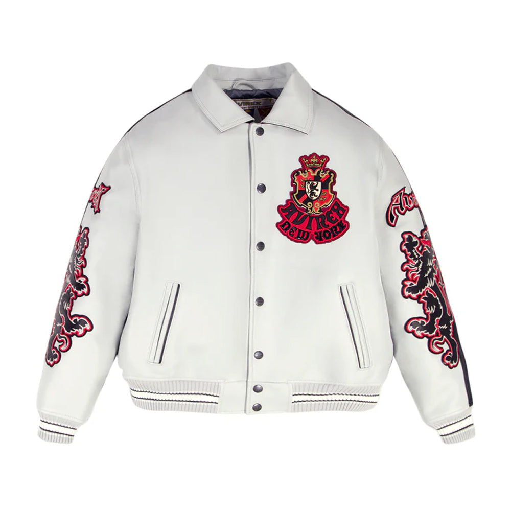 MENS CLASSIC WIHTE LEATHER ICON JACKET The Leather Fit