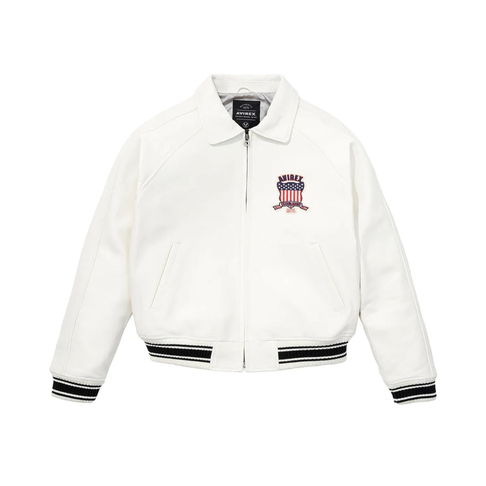 MENS WHITE ICON JACKET The Leather Fit