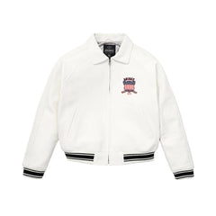 MENS WHITE ICON JACKET The Leather Fit