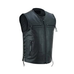 Men’s Everyday Wear Leather Vest The Leather Fit