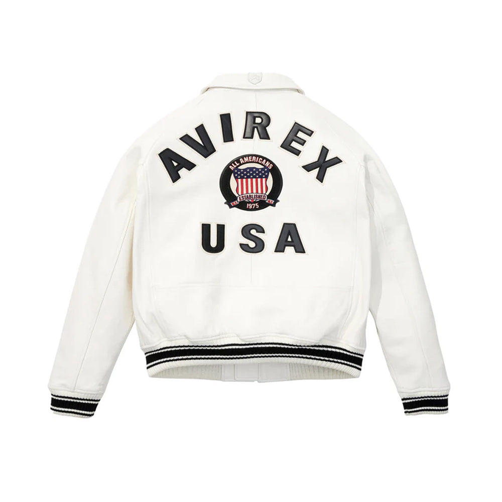 MENS WHITE ICON JACKET The Leather Fit