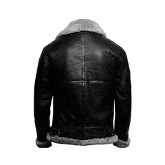 Men’s RAF Aviator Pilot Shearling Leather Jacket The Leather Fit