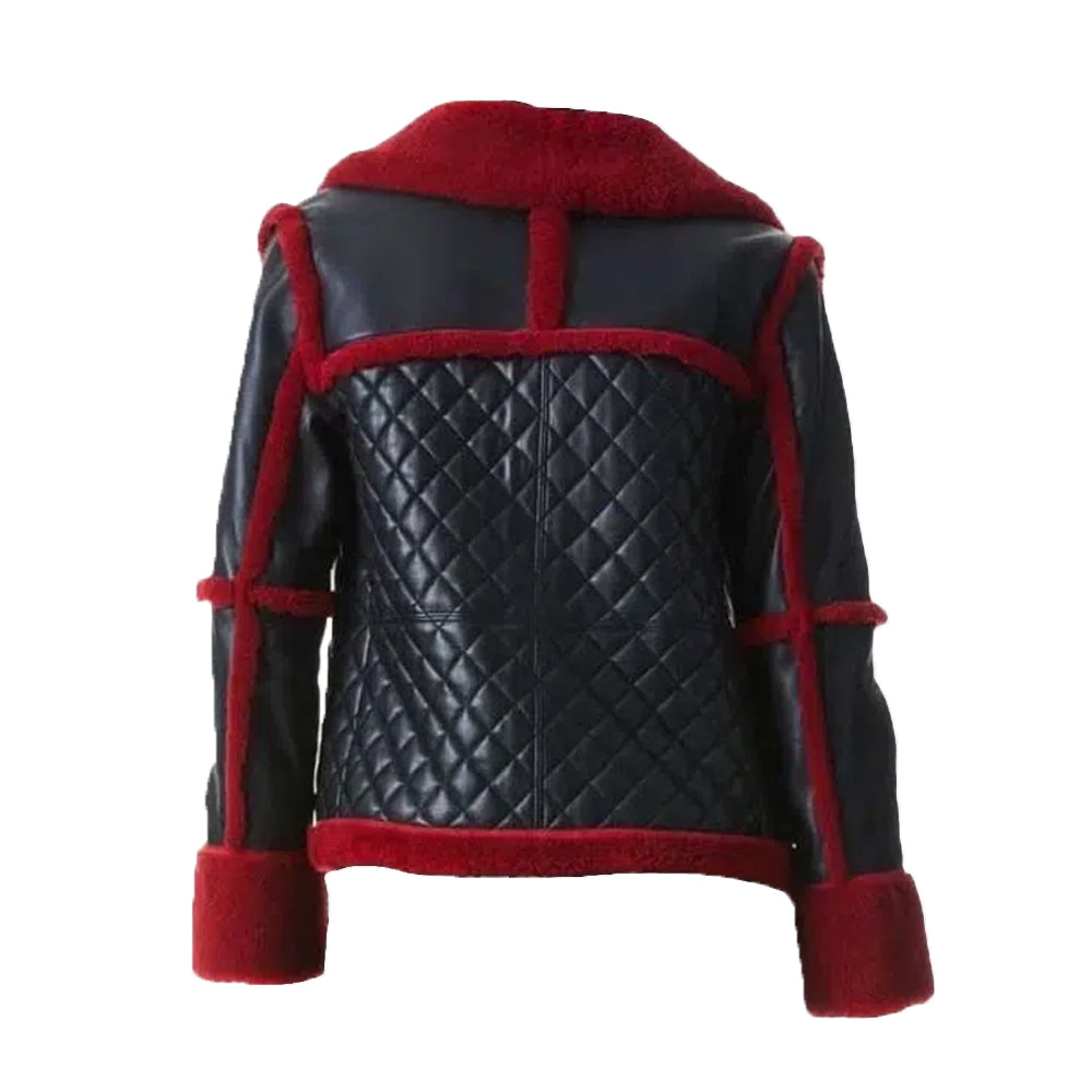 Aviator Pilot Red B3 Shearling Jacket The Leather Fit