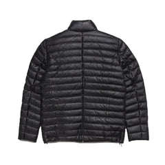 Classic Black Leather Down Jacket The Leather Fit