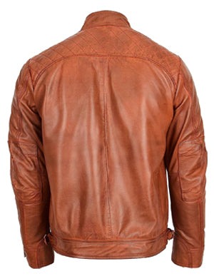 Mens Diamond Classic Leather Jacket For Men The Leather Fit