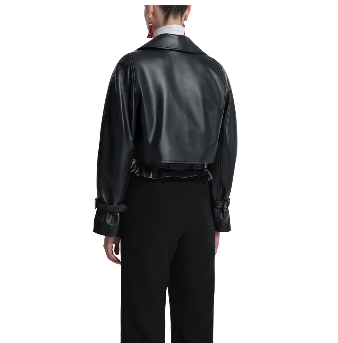 Hatti Cropped Leather Jacket for Women | Genuine Leather - The Leather Fit
