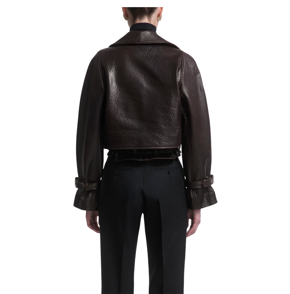 Hatti Cropped Leather Jacket for Women | Genuine Leather - The Leather Fit