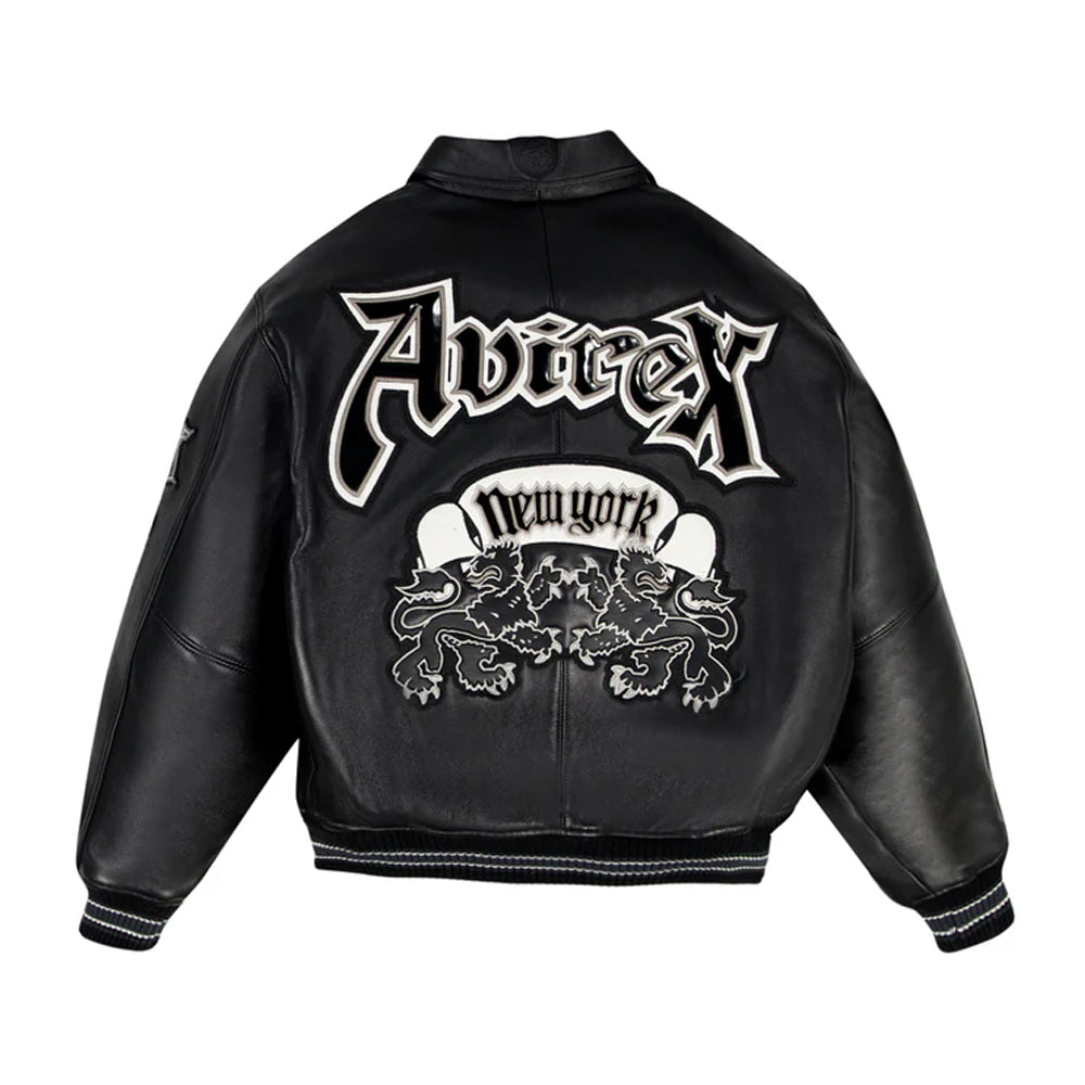 MENS CLASSIC BLACK GUTHAM LEATHER ICON JACKET The Leather Fit