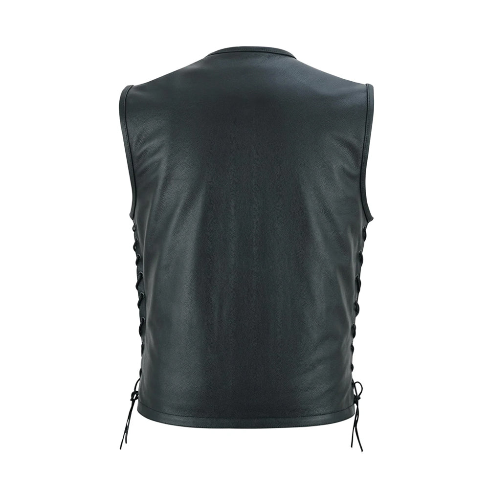 Men’s Everyday Wear Leather Vest The Leather Fit